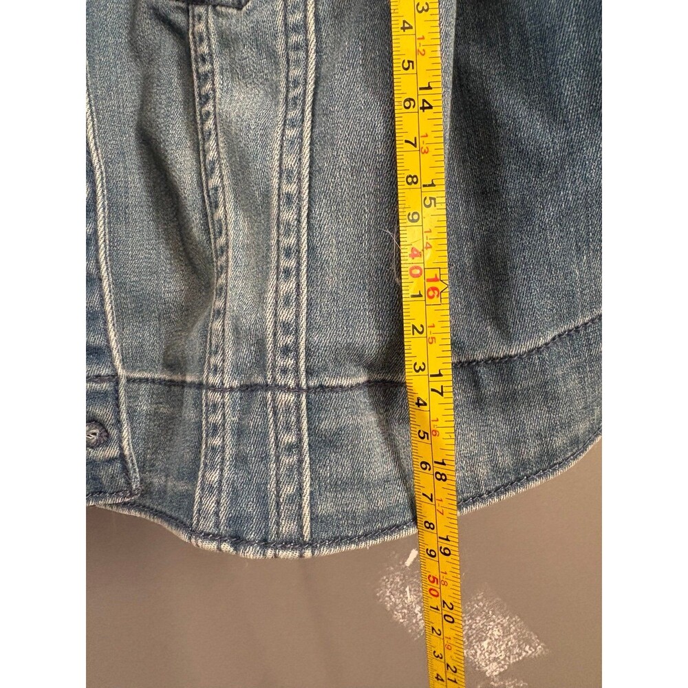 Torrid size 1 crop Jean jacket y2k - Picture 3 of 5
